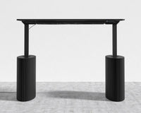 Athena Standing Desk - Black, Ebony