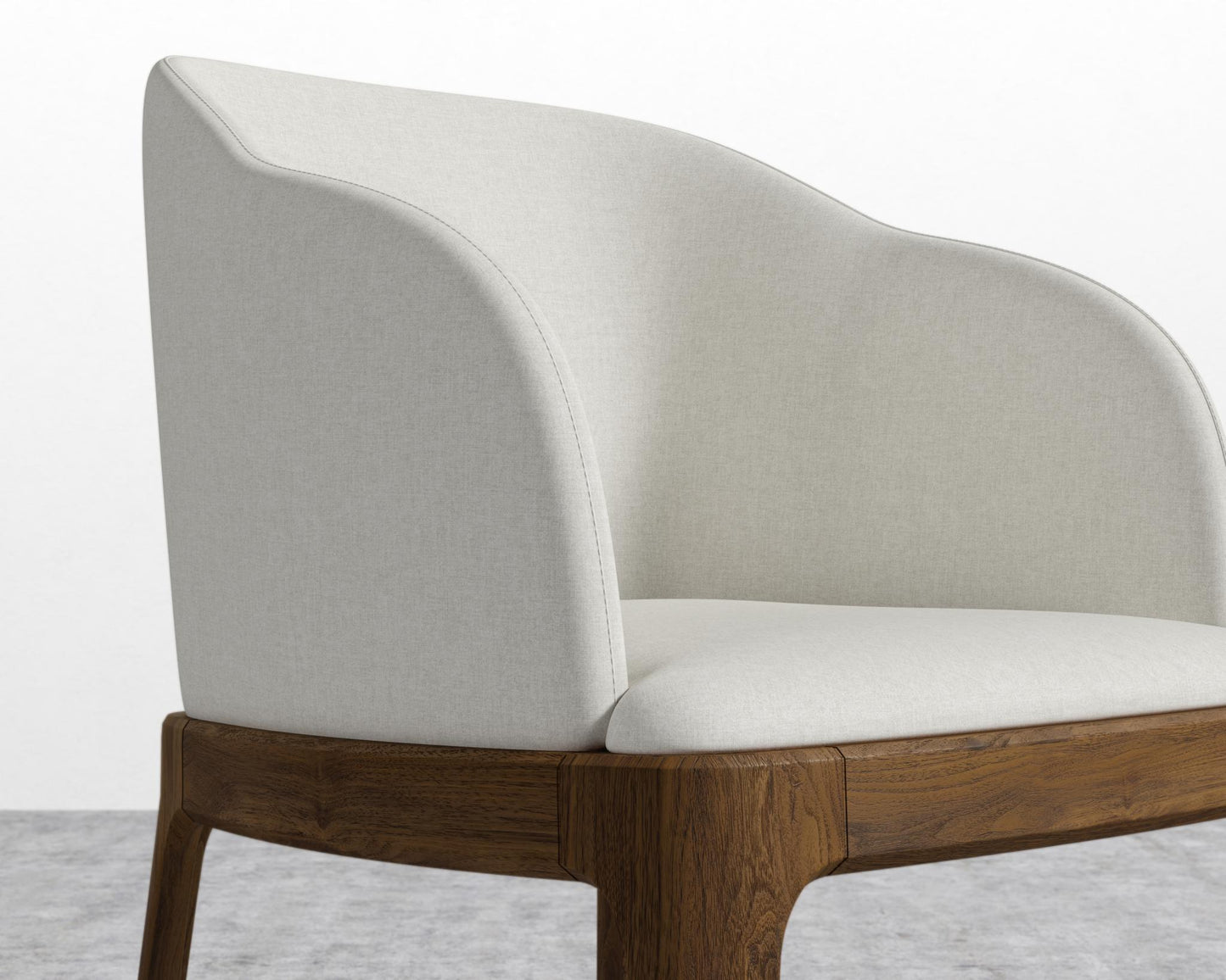 Aubrey Armchair - Ebony, Modern Felt - Alesund