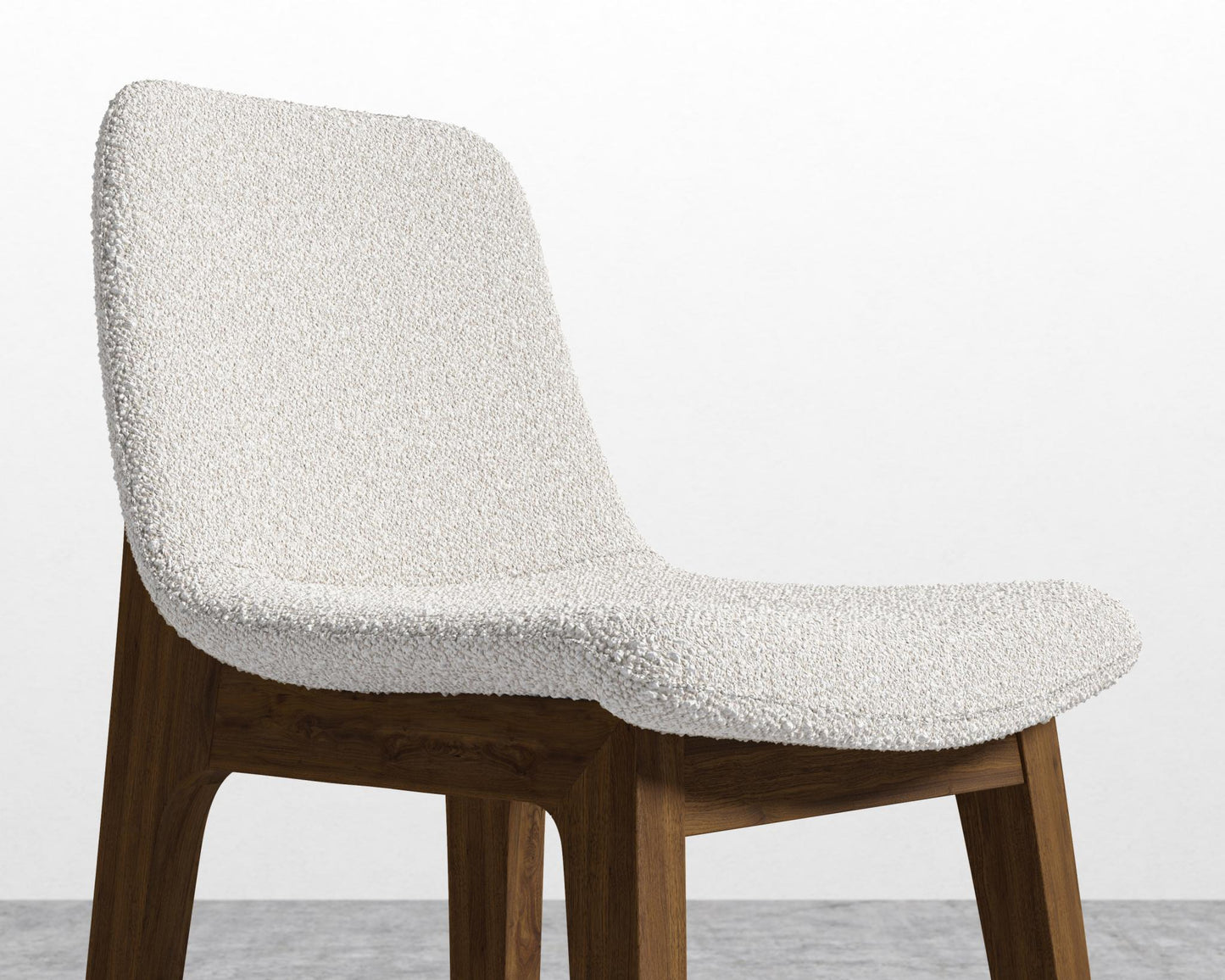 Aubrey Counter Stool - Natural, Chatou Bouclé - Pearl