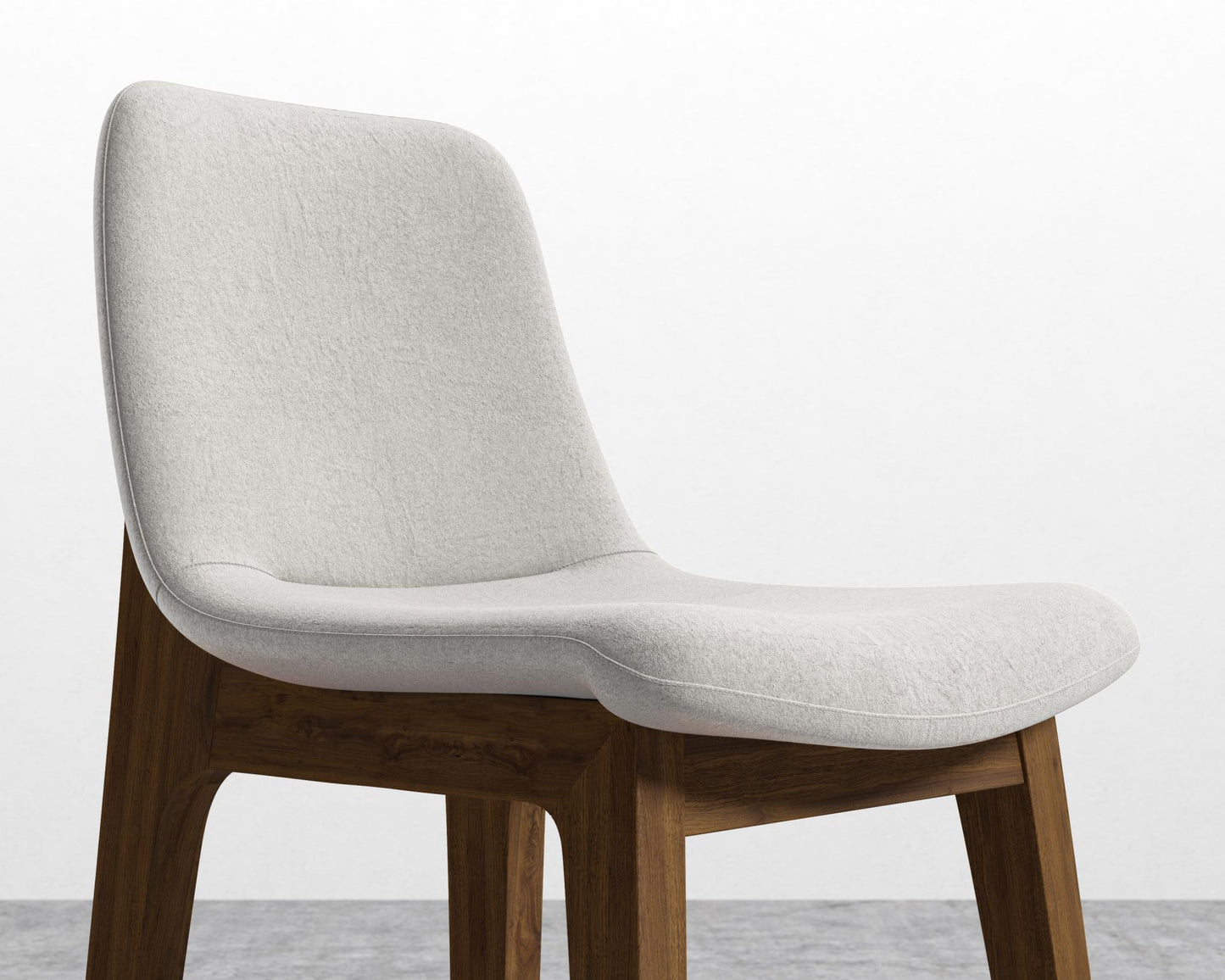 Aubrey Counter Stool - Natural, Venice Vegan Suede - Chiffon