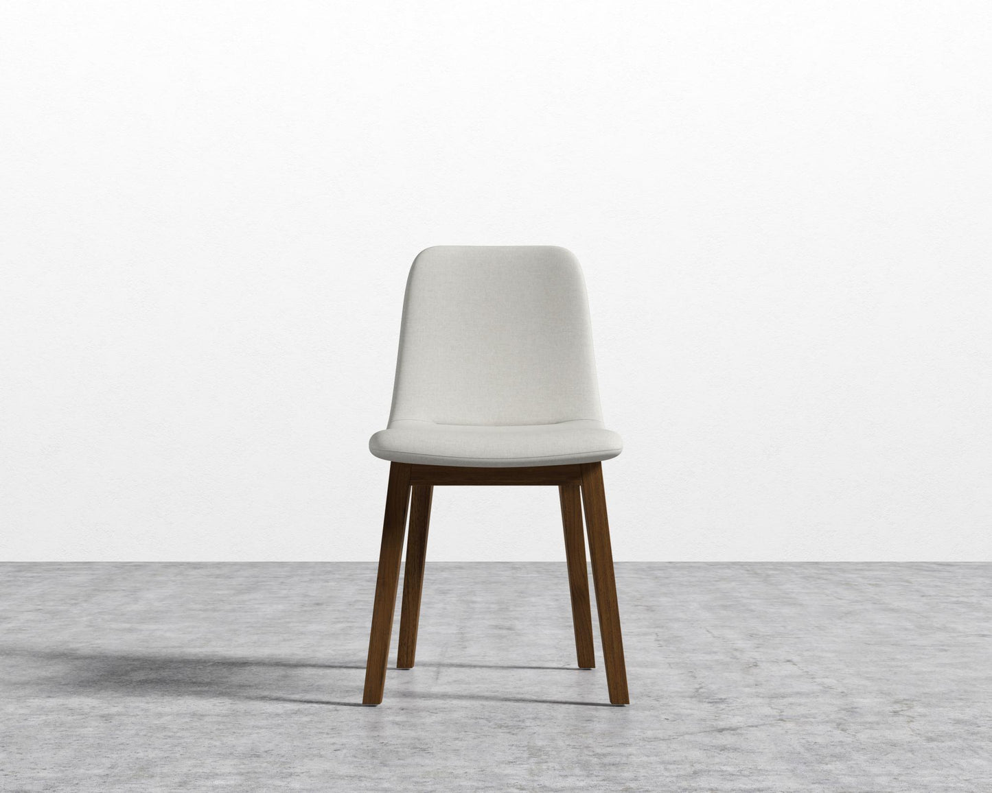 Aubrey Side Chair - Walnut Stain, Modern Felt - Alesund