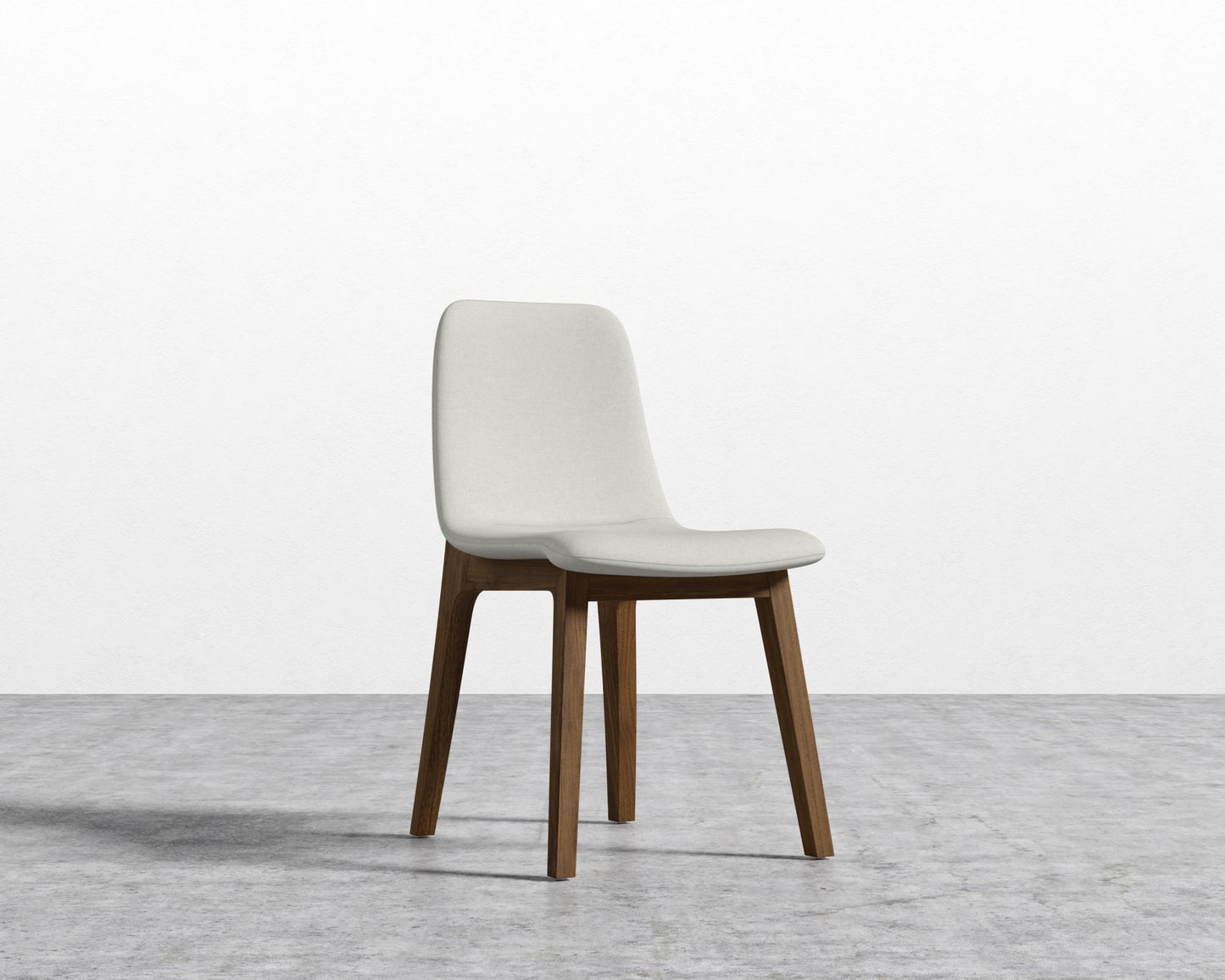 Aubrey Side Chair - Walnut Stain, Modern Felt - Alesund