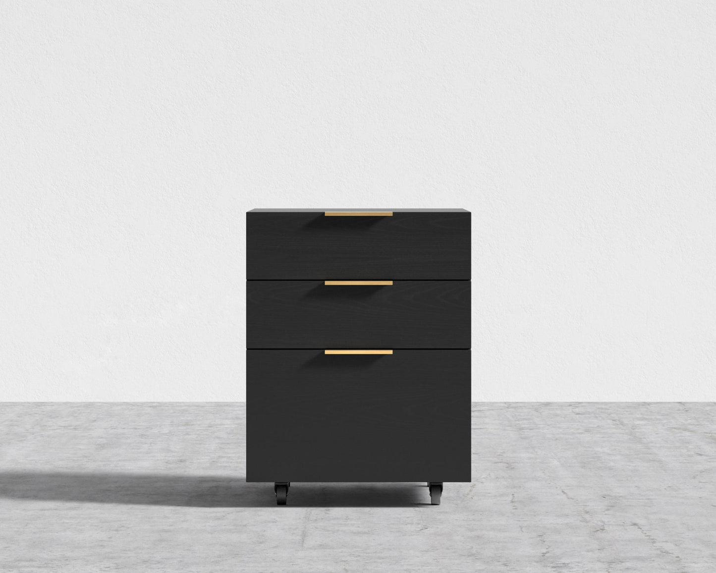 Augustus Storage Unit - Black Oak Veneer