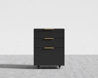 Augustus Storage Unit - Black Oak Veneer