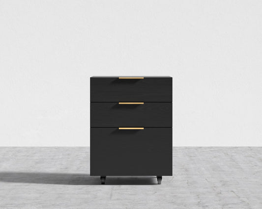 Augustus Storage Unit - Black Oak Veneer