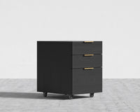 Augustus Storage Unit - Black Oak Veneer