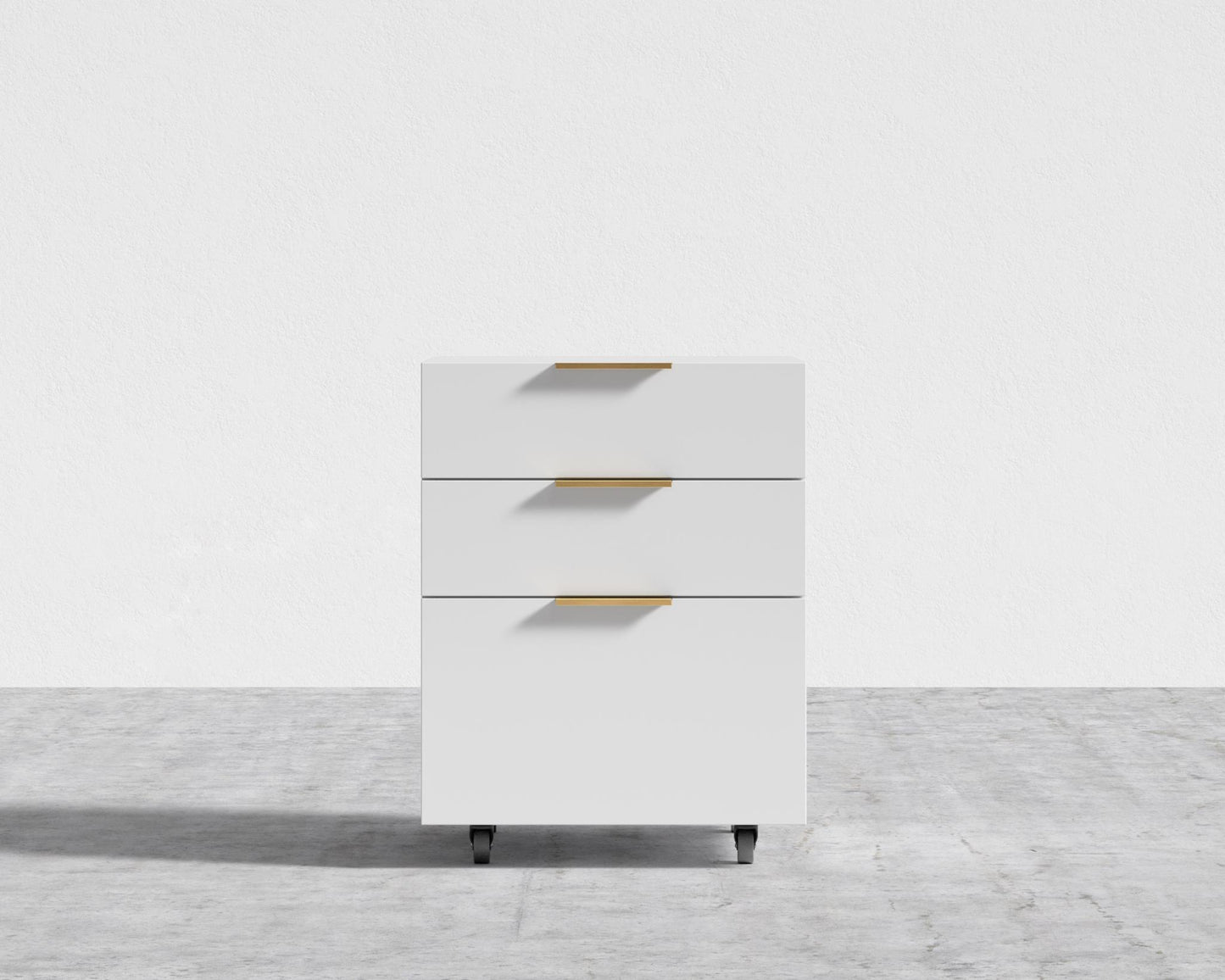 Augustus Storage Unit - Glossy White Lacquer