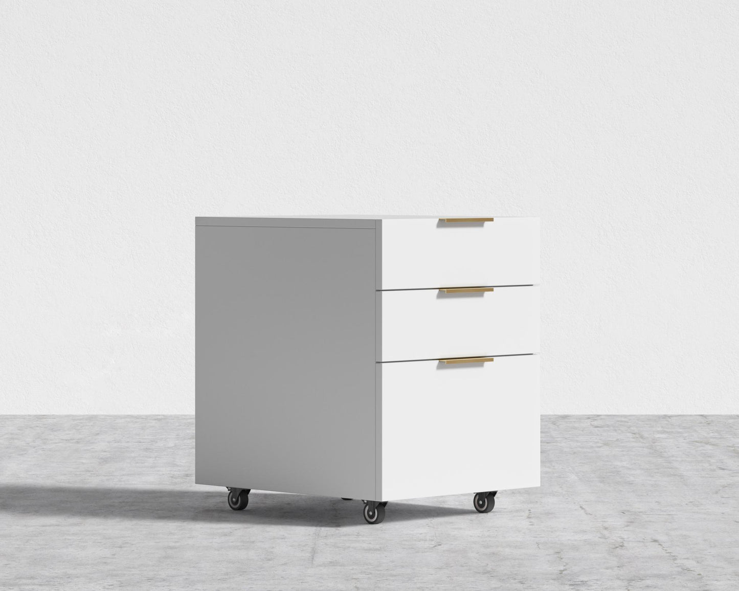 Augustus Storage Unit - Glossy White Lacquer