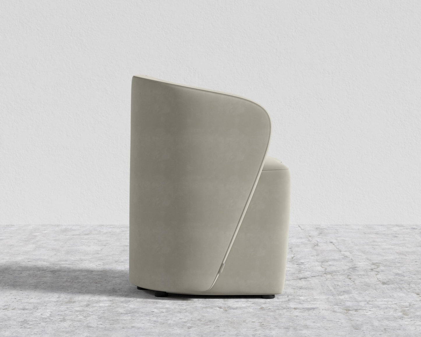 Aulus Dining Chair - Plush Velvet - Oat