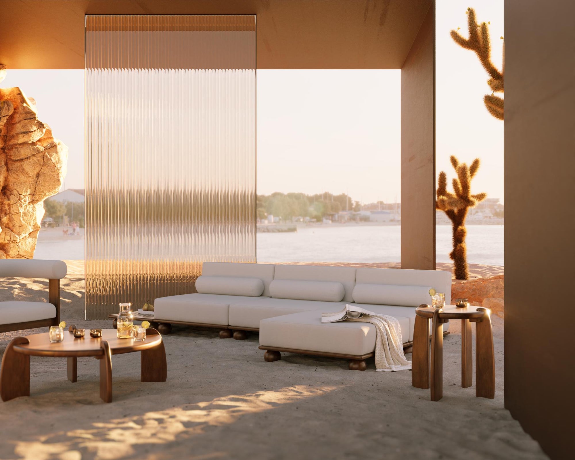 Bali Outdoor Sectional - Palisades