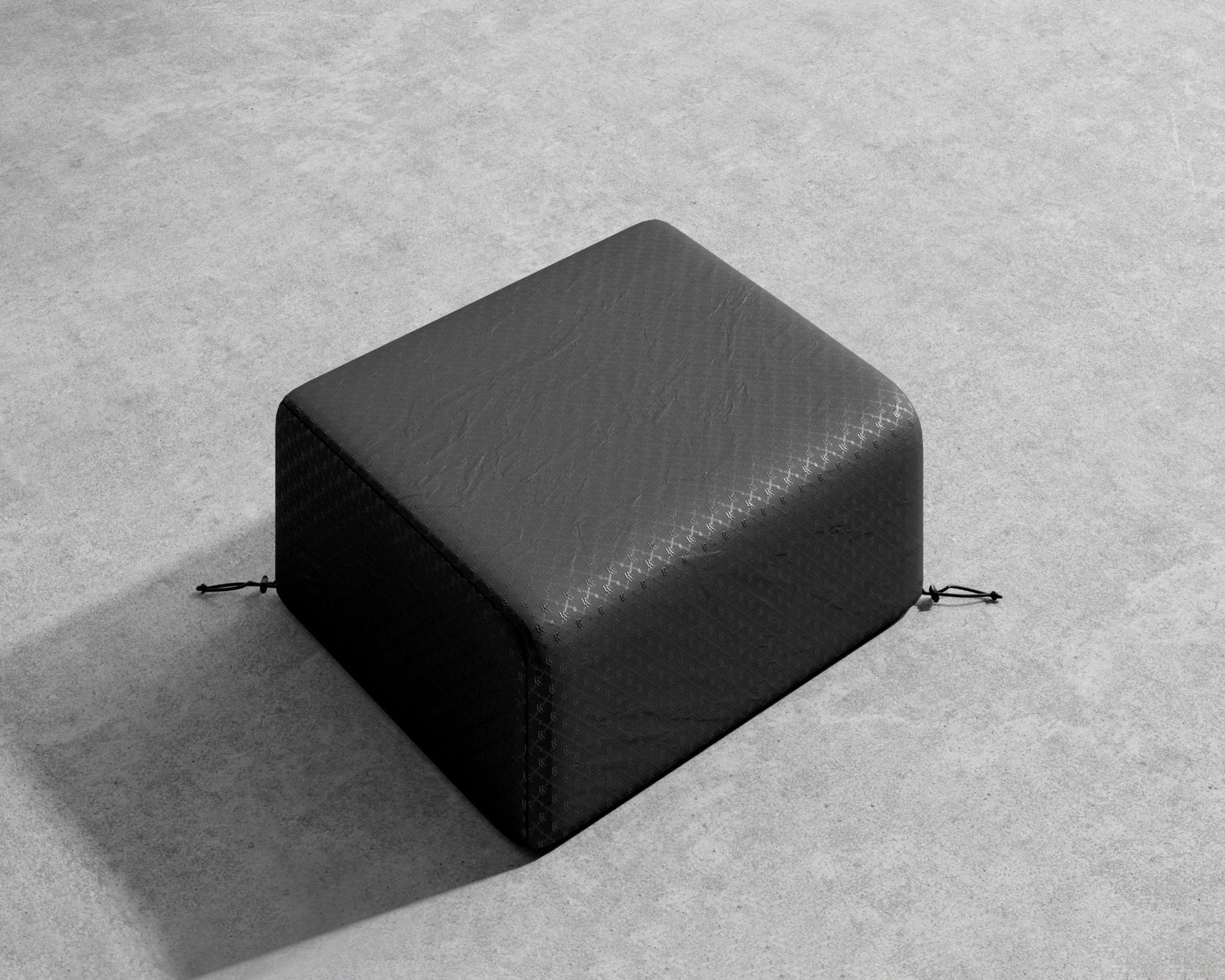 Bali Outdoor Ottoman Cover - Outdoor Cover - Black