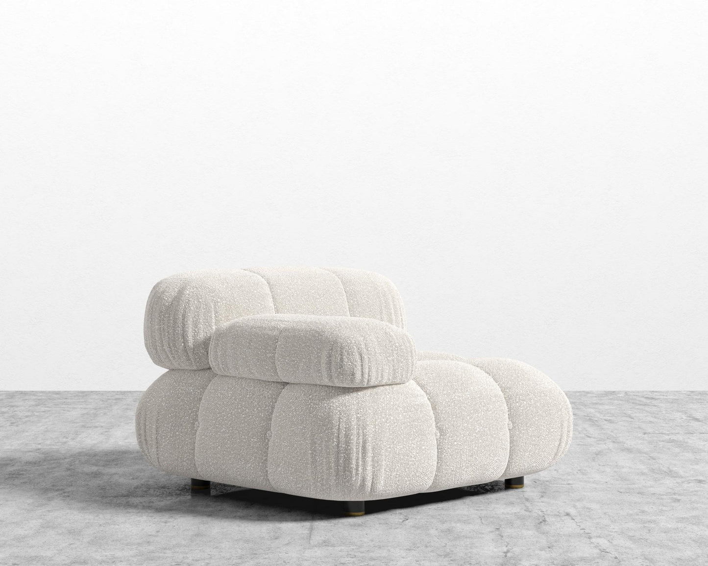 Belia Left Arm - Chatou Bouclé - Pearl