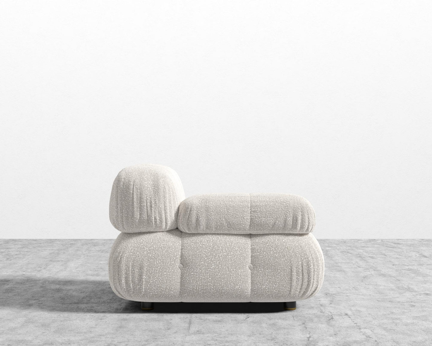 Belia Left Arm - Chatou Bouclé - Pearl