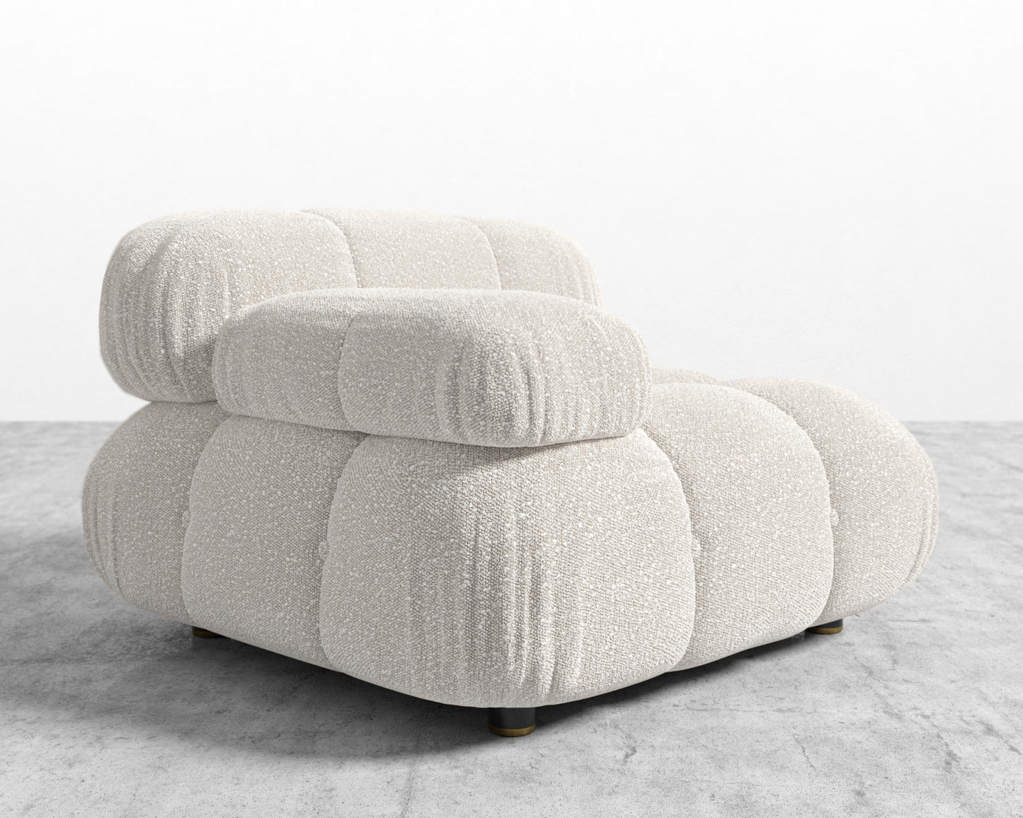 Belia Left Arm - Chatou Bouclé - Pearl