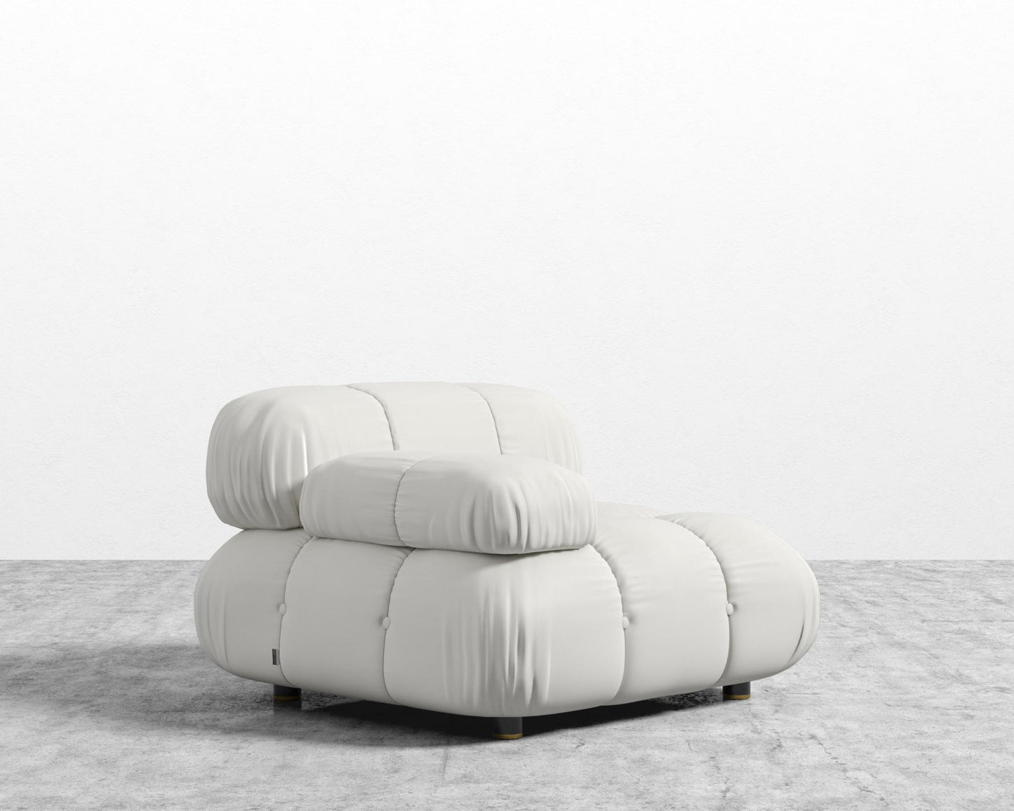 Belia Left Arm - Microfiber Leather - Trento Eggshell