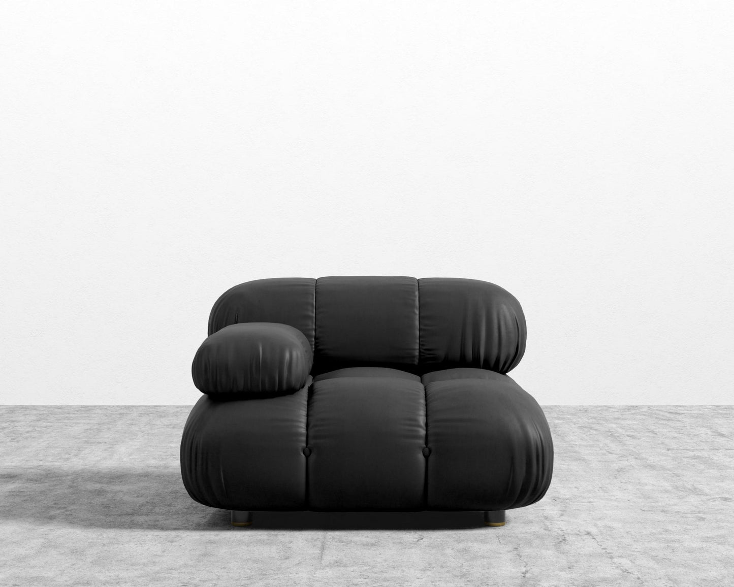 Belia Left Arm - Microfiber Leather - Trento Jet Black