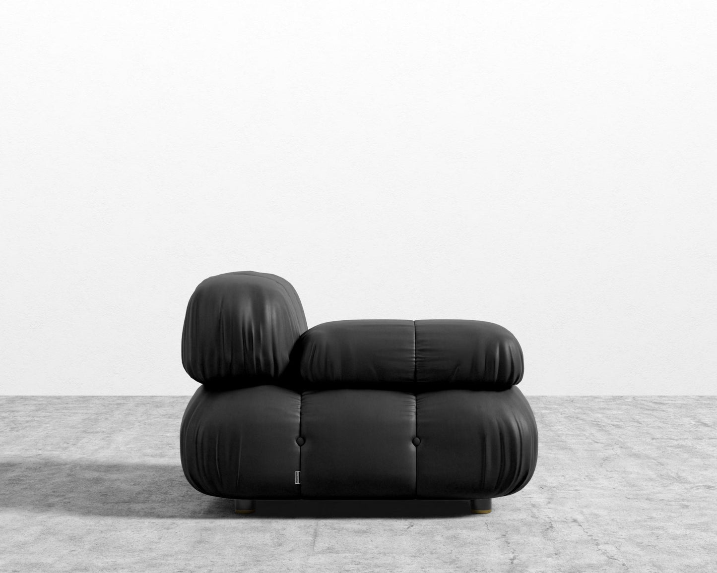 Belia Left Arm - Microfiber Leather - Trento Jet Black