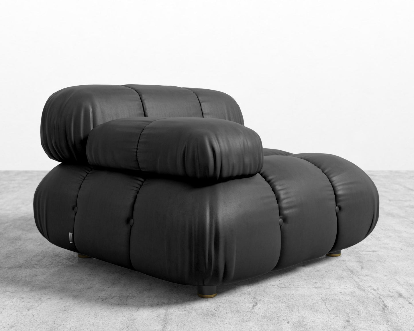 Belia Left Arm - Microfiber Leather - Trento Jet Black