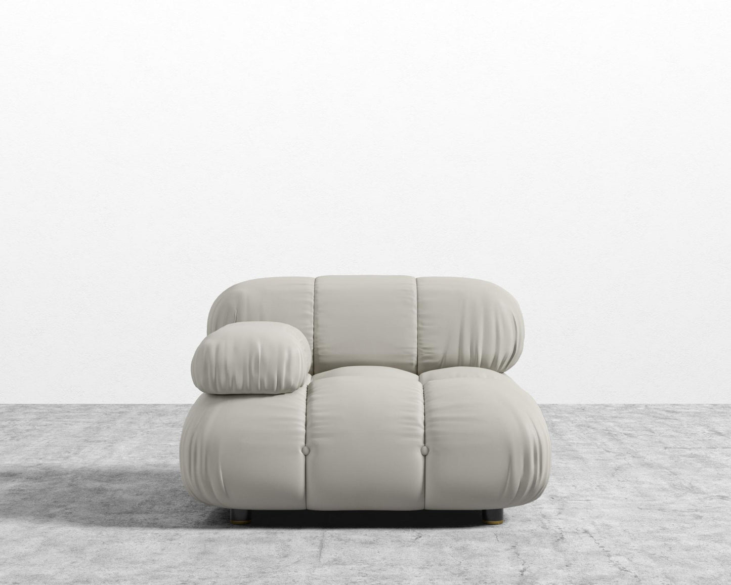 Belia Left Arm - Microfiber Leather - Trento Taupe