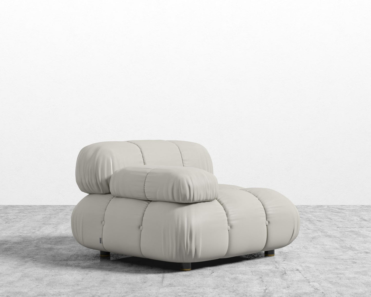 Belia Left Arm - Microfiber Leather - Trento Taupe