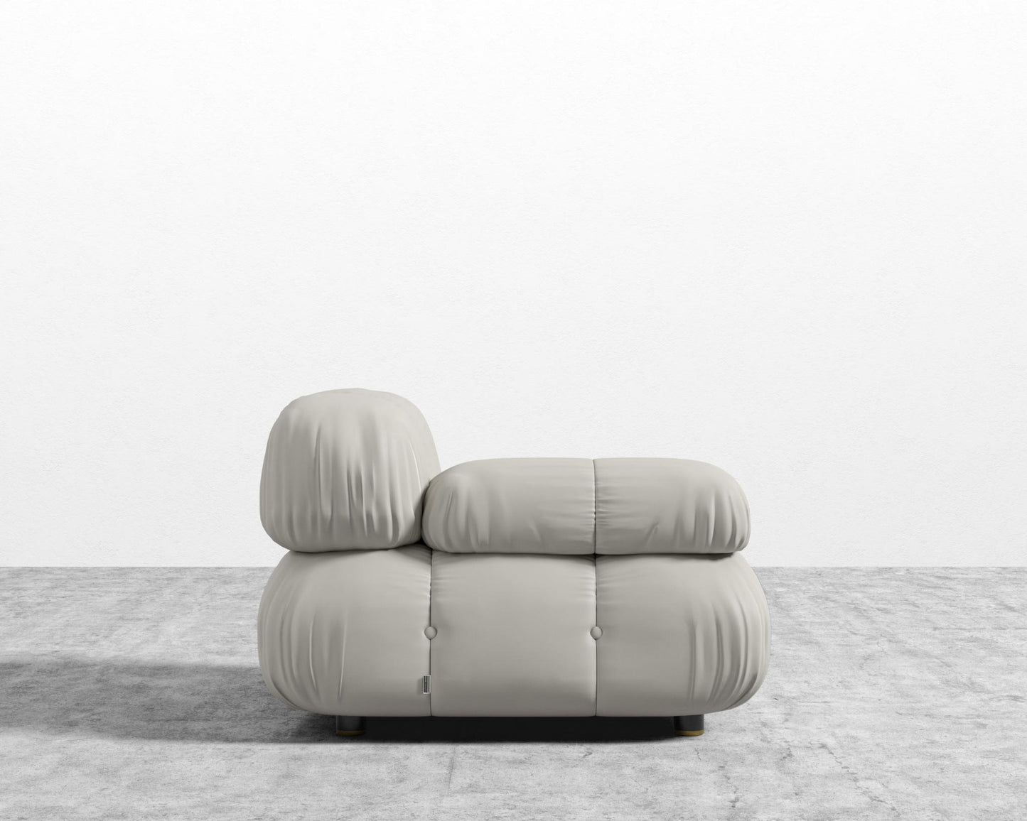 Belia Left Arm - Microfiber Leather - Trento Taupe