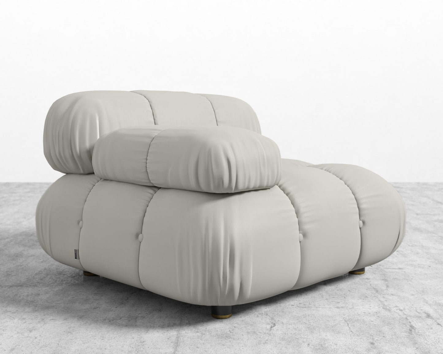 Belia Left Arm - Microfiber Leather - Trento Taupe