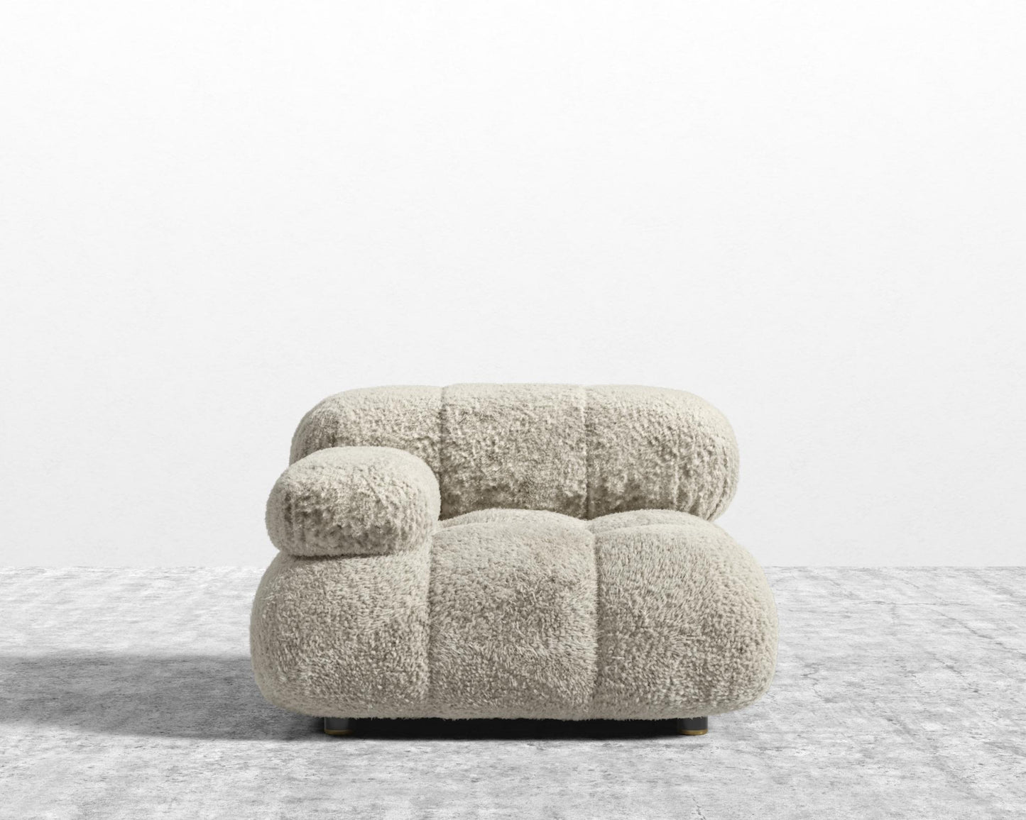 Belia Left Arm - Shearling - Almond