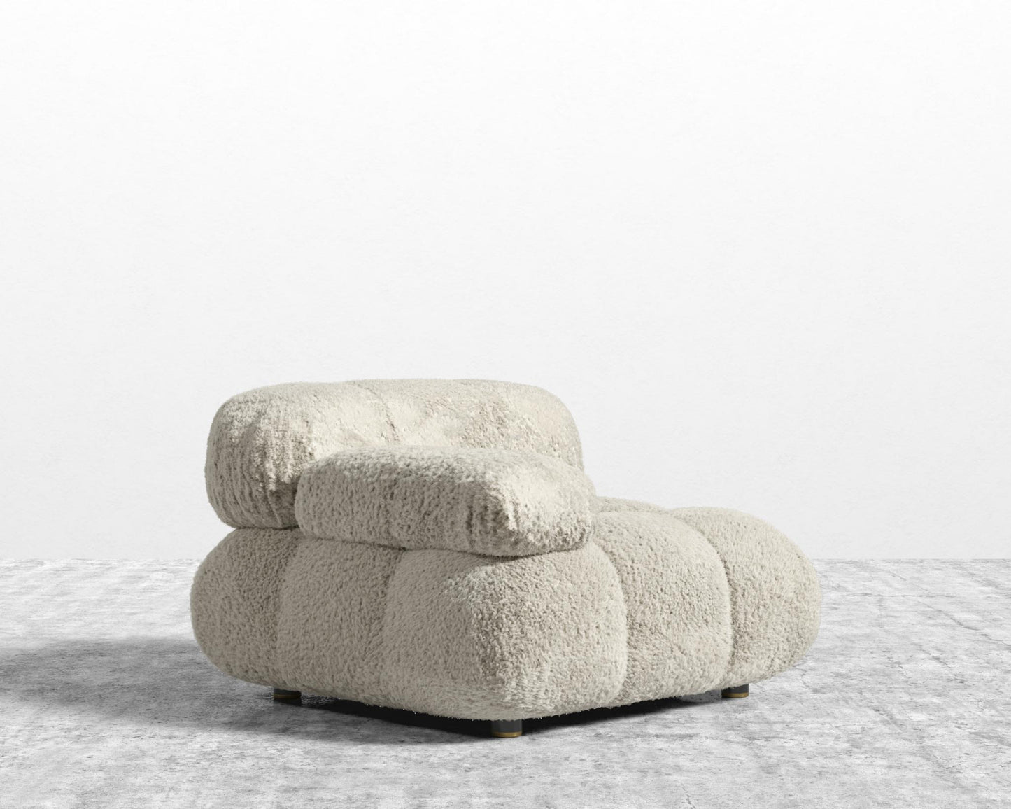 Belia Left Arm - Shearling - Almond