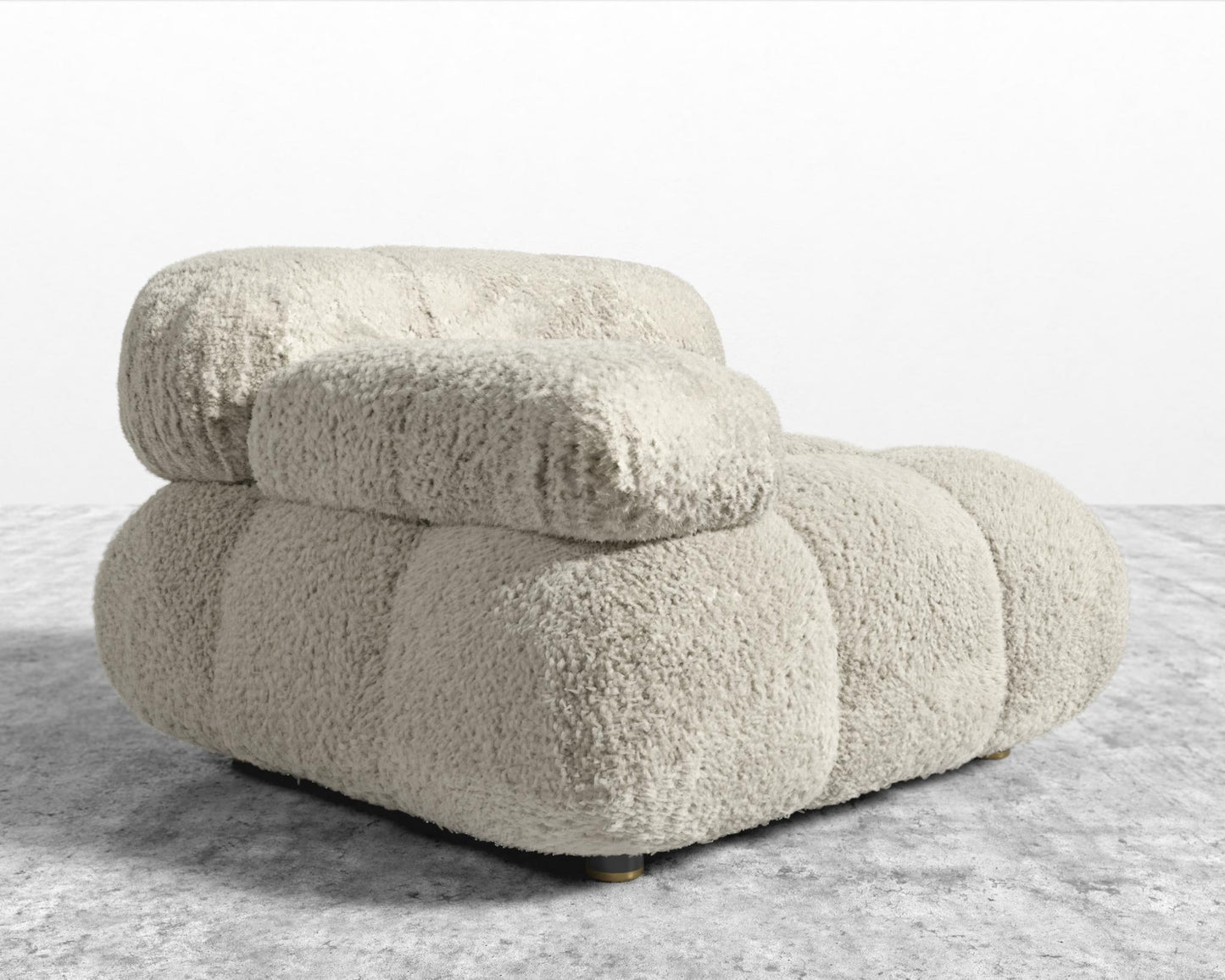 Belia Left Arm - Shearling - Almond