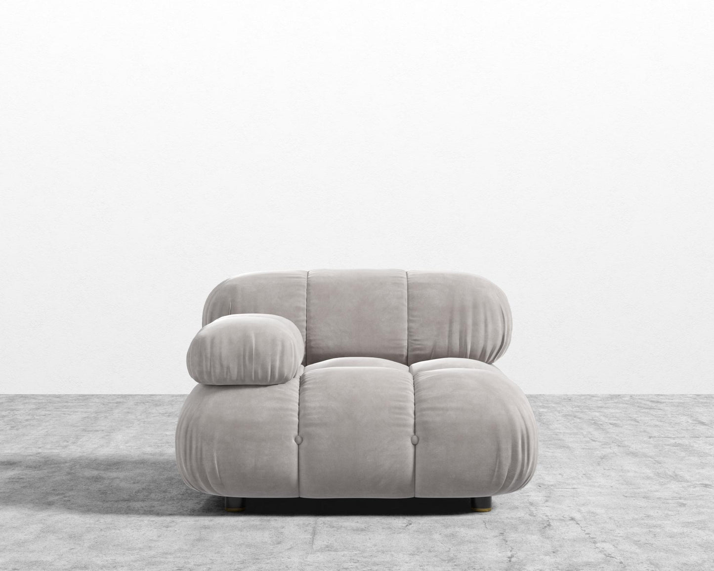 Belia Left Arm - Venice Vegan Suede - Chiffon