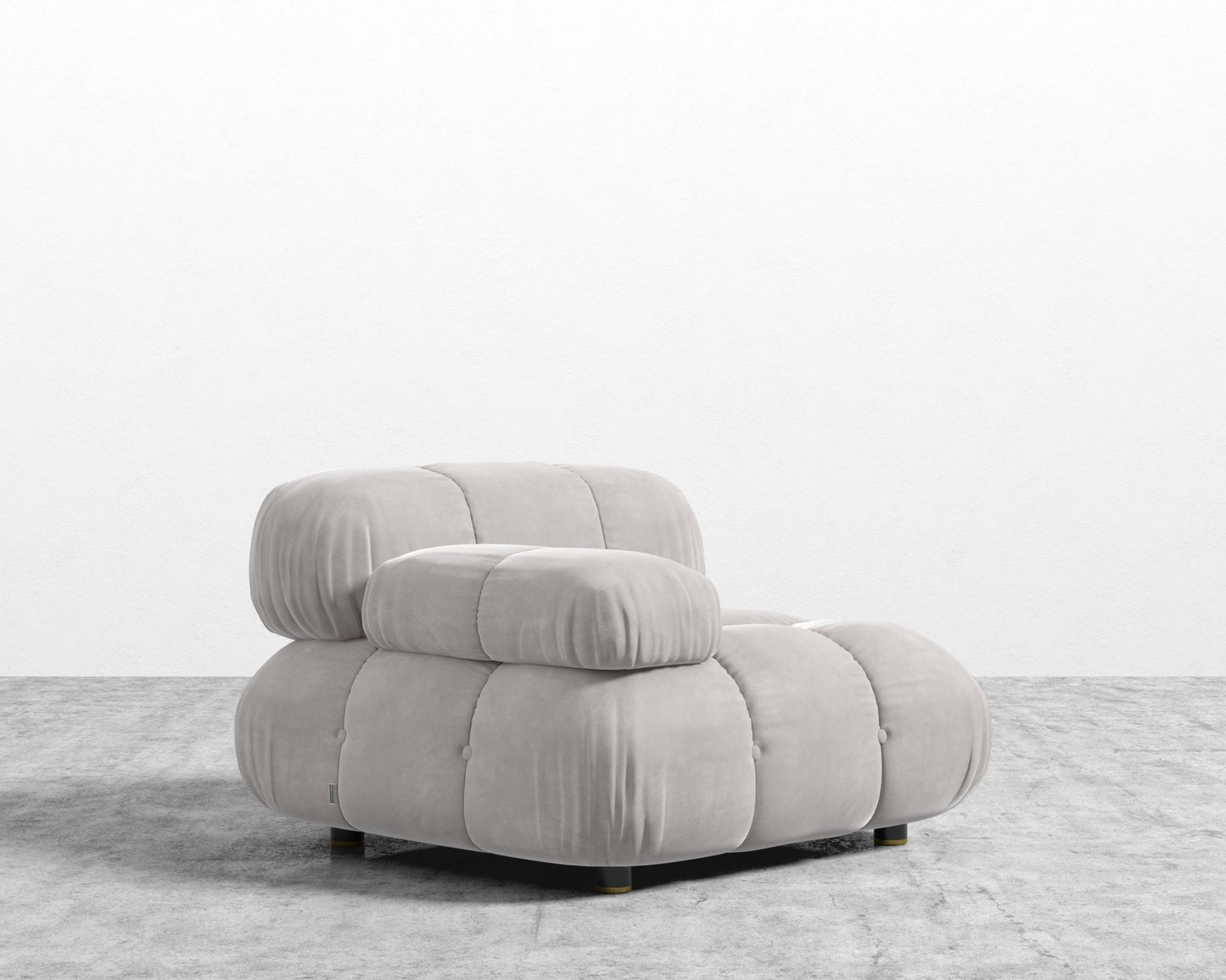 Belia Left Arm - Venice Vegan Suede - Chiffon