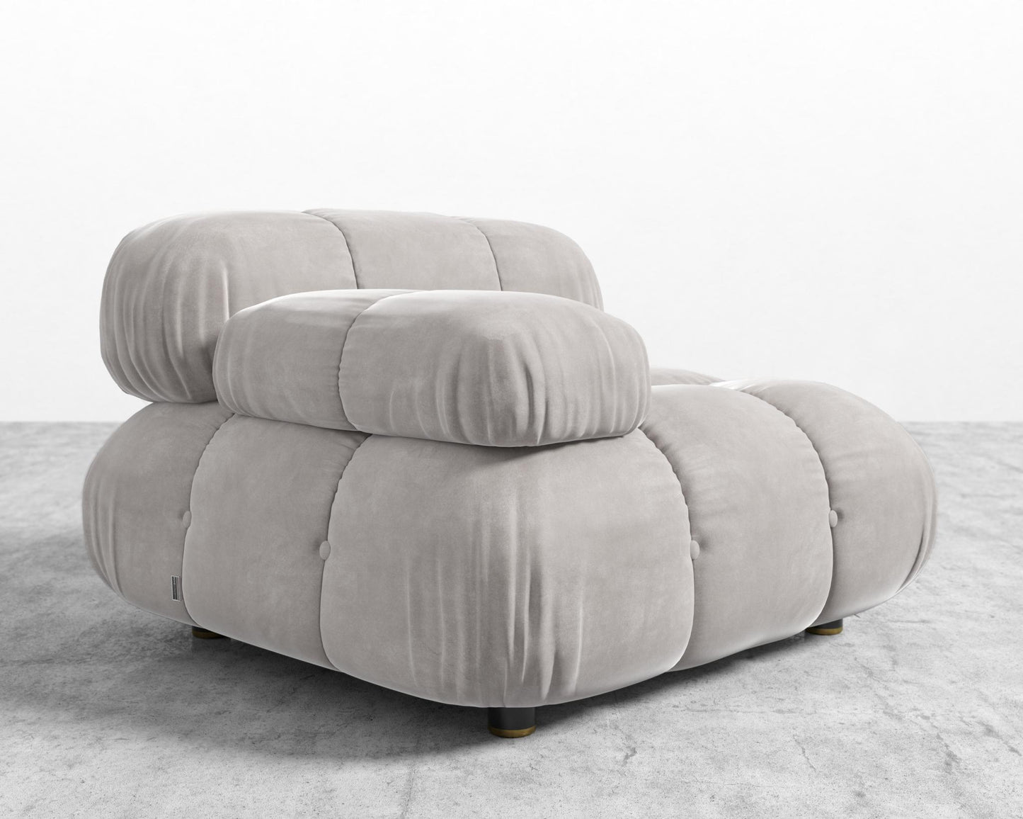 Belia Left Arm - Venice Vegan Suede - Chiffon