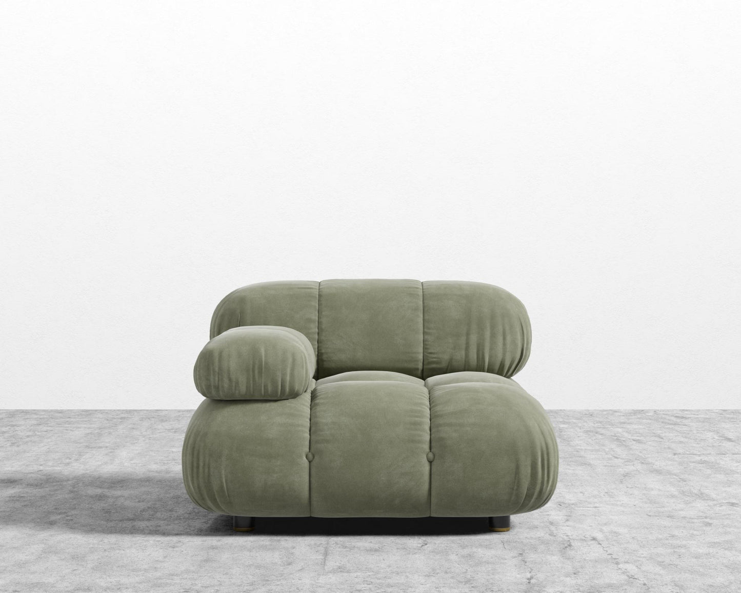 Belia Left Arm - Venice Vegan Suede - Sage