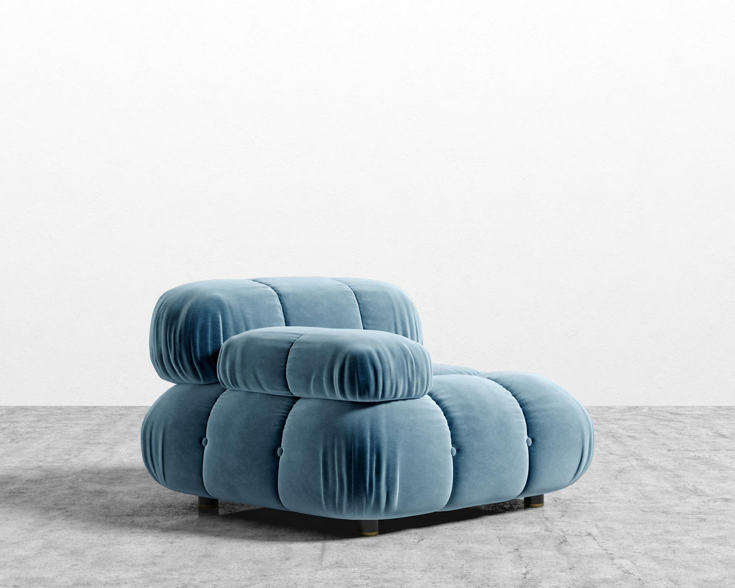 Belia Left Arm - Plush Velvet - Solstice