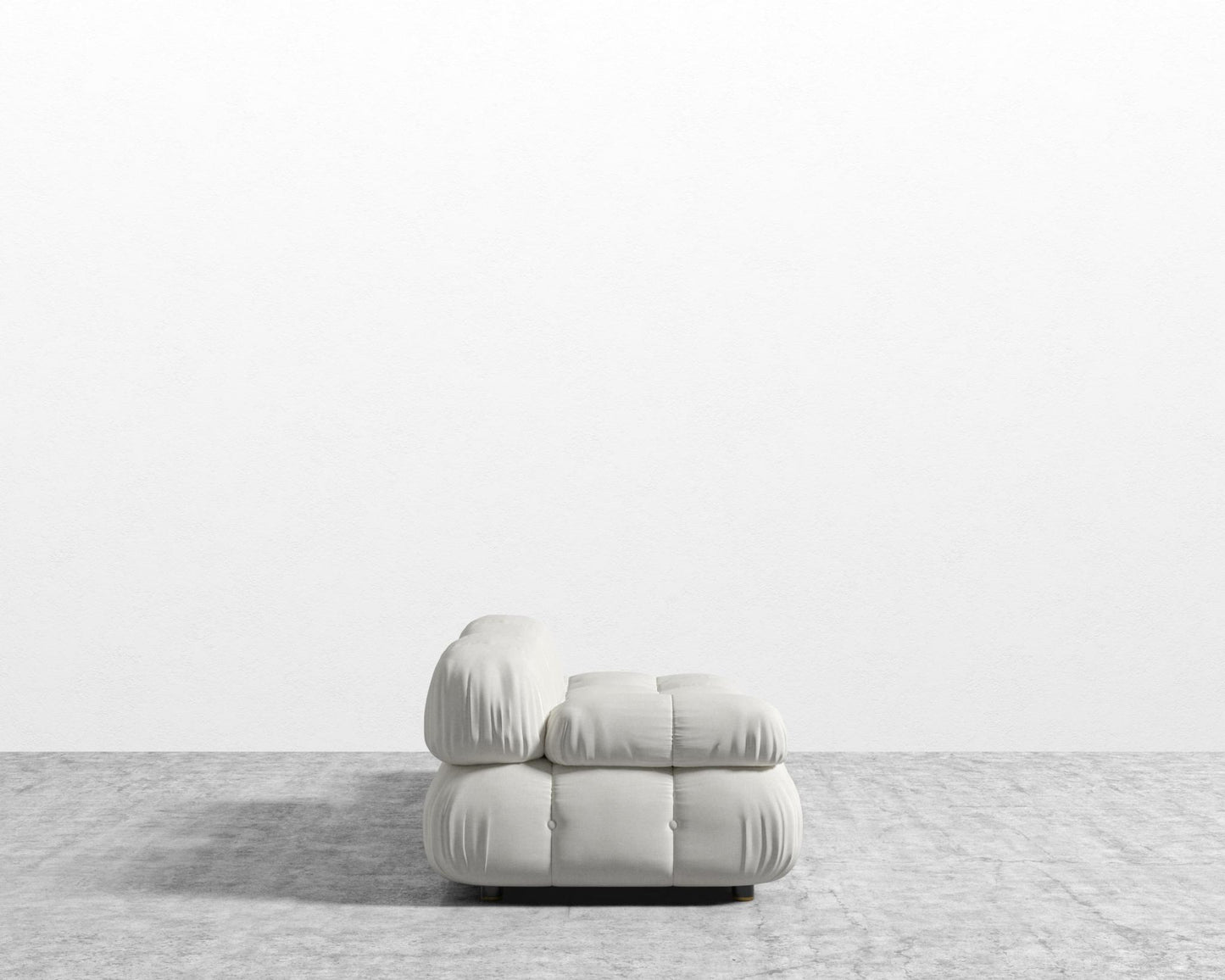 Belia Open End Sofa - Open Left, Modern Felt - Alesund