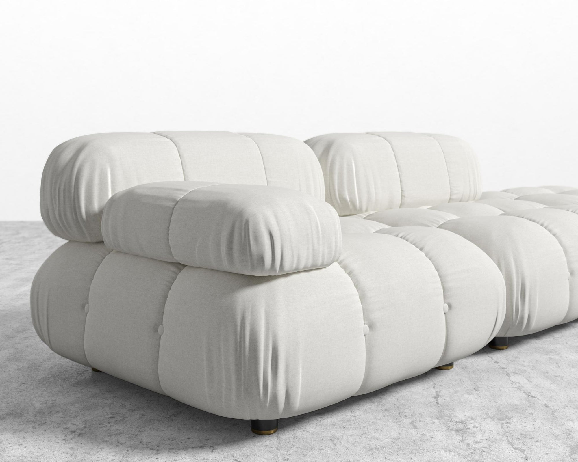 Belia Open End Sofa - Open Left, Modern Felt - Alesund