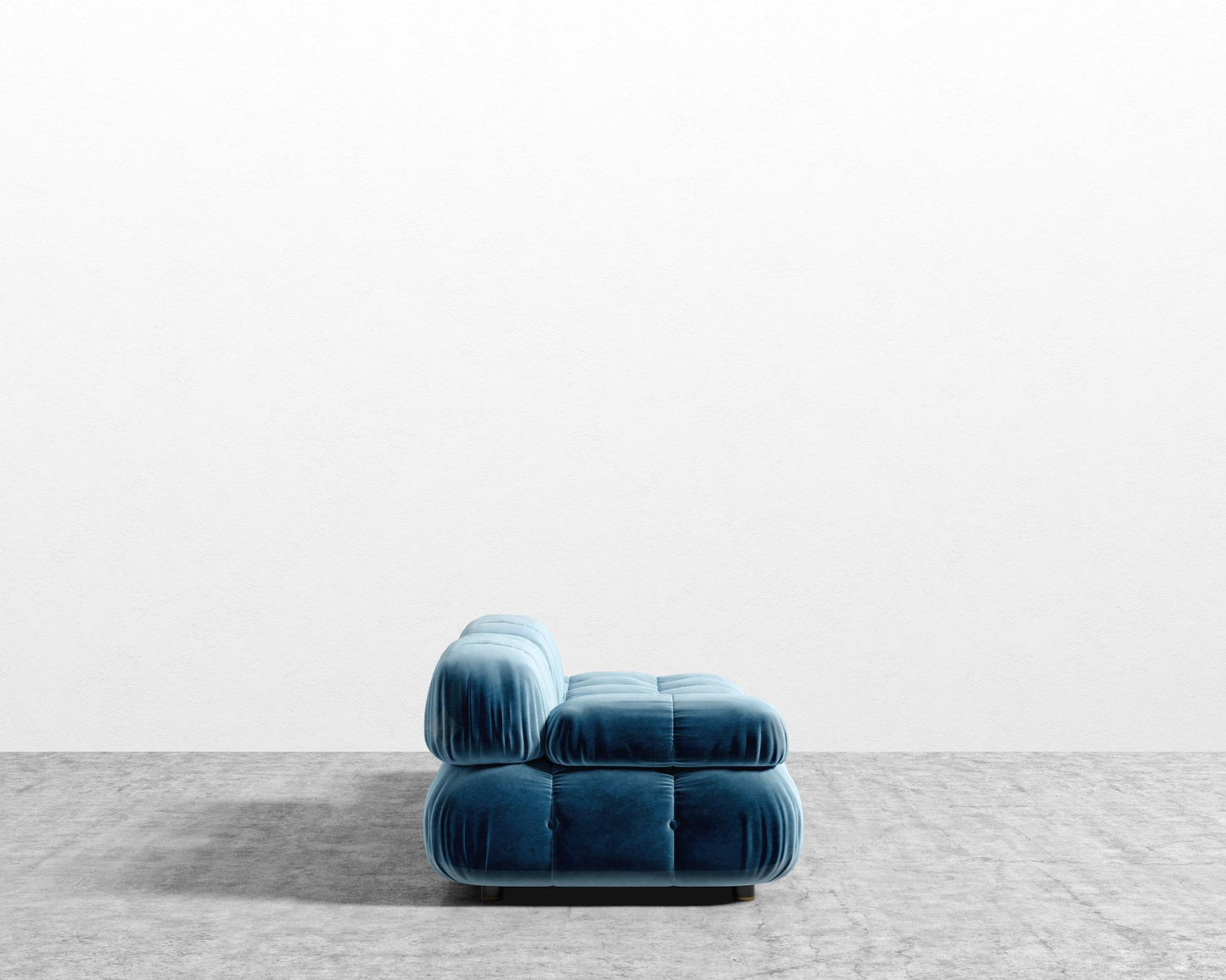 Belia Open End Sofa - Open Left, Plush Velvet - Solstice