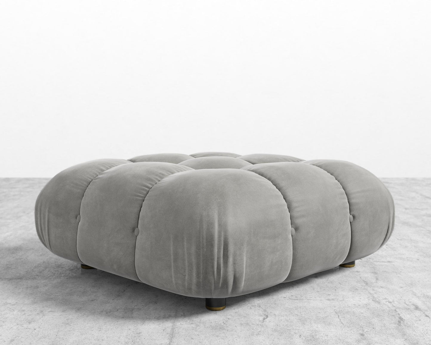 Belia Ottoman - Venice Vegan Suede - Strato