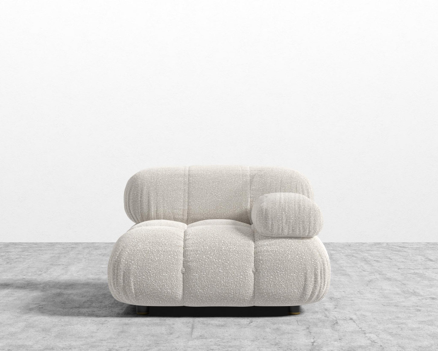 Belia Right Arm - Chatou Bouclé - Pearl