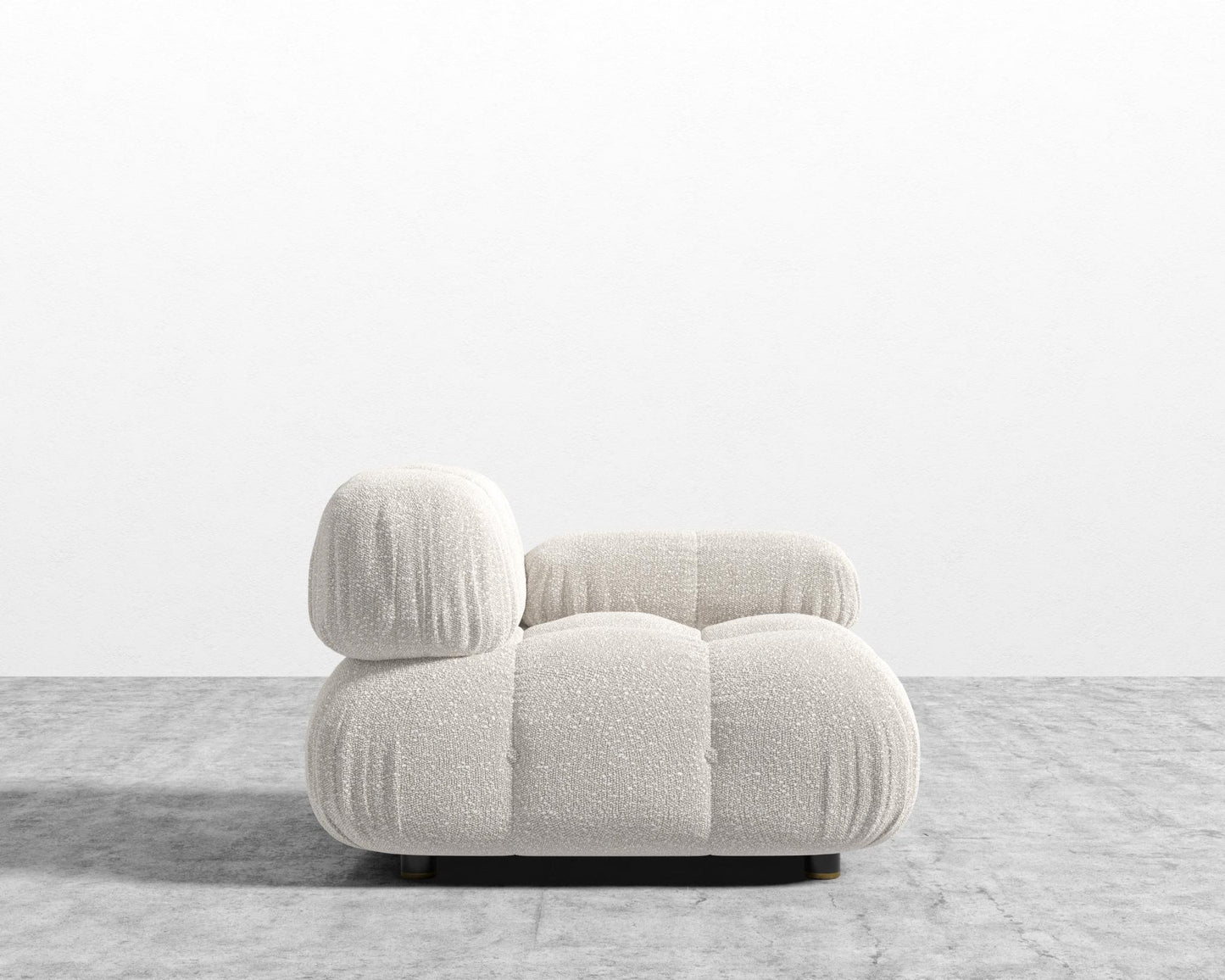 Belia Right Arm - Chatou Bouclé - Pearl