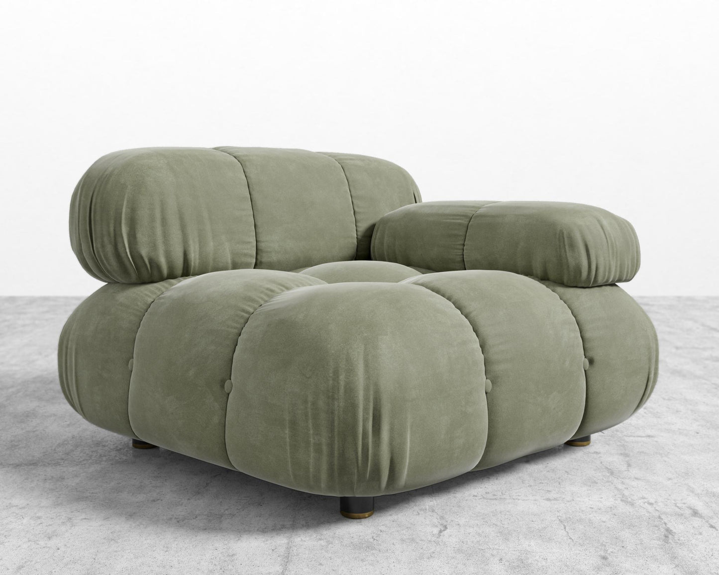 Belia Right Arm - Venice Vegan Suede - Sage