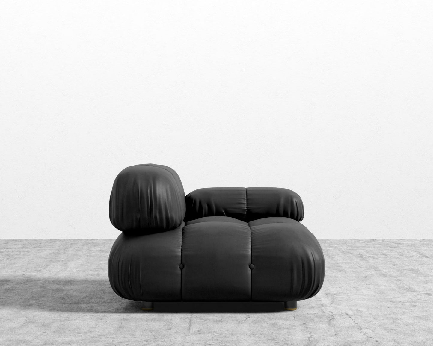 Belia Right Arm - Microfiber Leather - Trento Jet Black