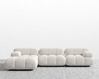 Belia Sectional Sofa - Chatou Bouclé - Pearl