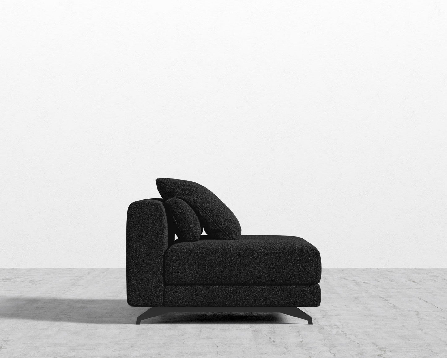 Berlin Armless - Black - Berlin, Chatou Bouclé - Caviar