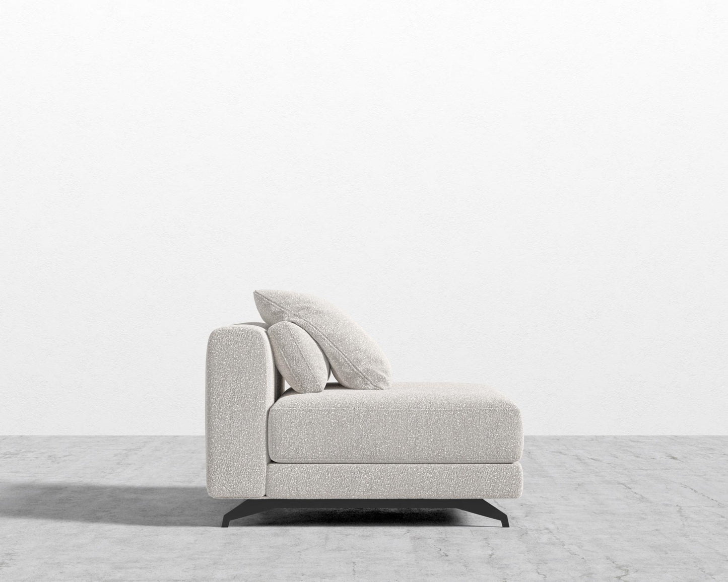 Berlin Armless - Black - Berlin, Chatou Bouclé - Pearl