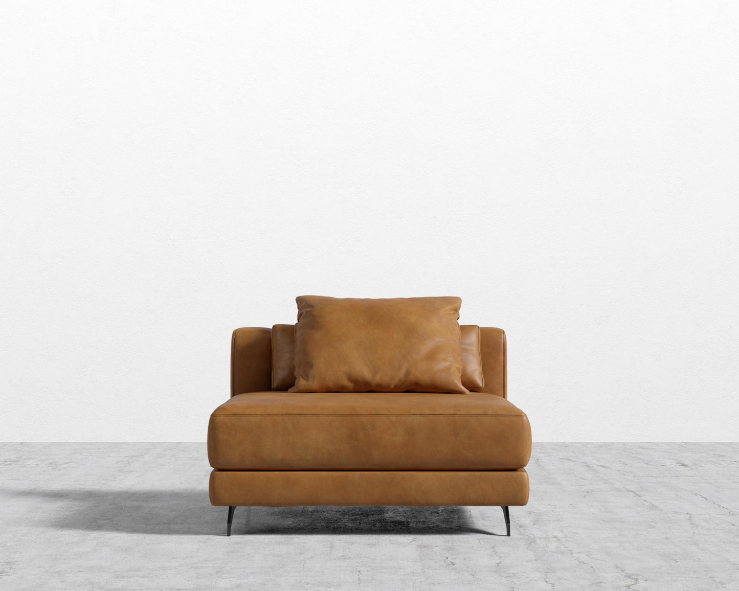 Berlin Armless - Black - Berlin, Microfiber Leather - Trento Morocco