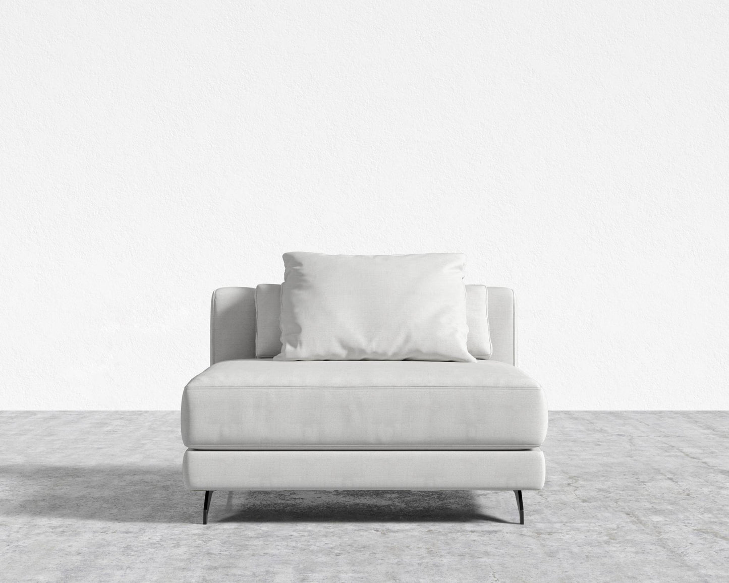 Berlin Armless - Black - Berlin, Performance Linen - Swan