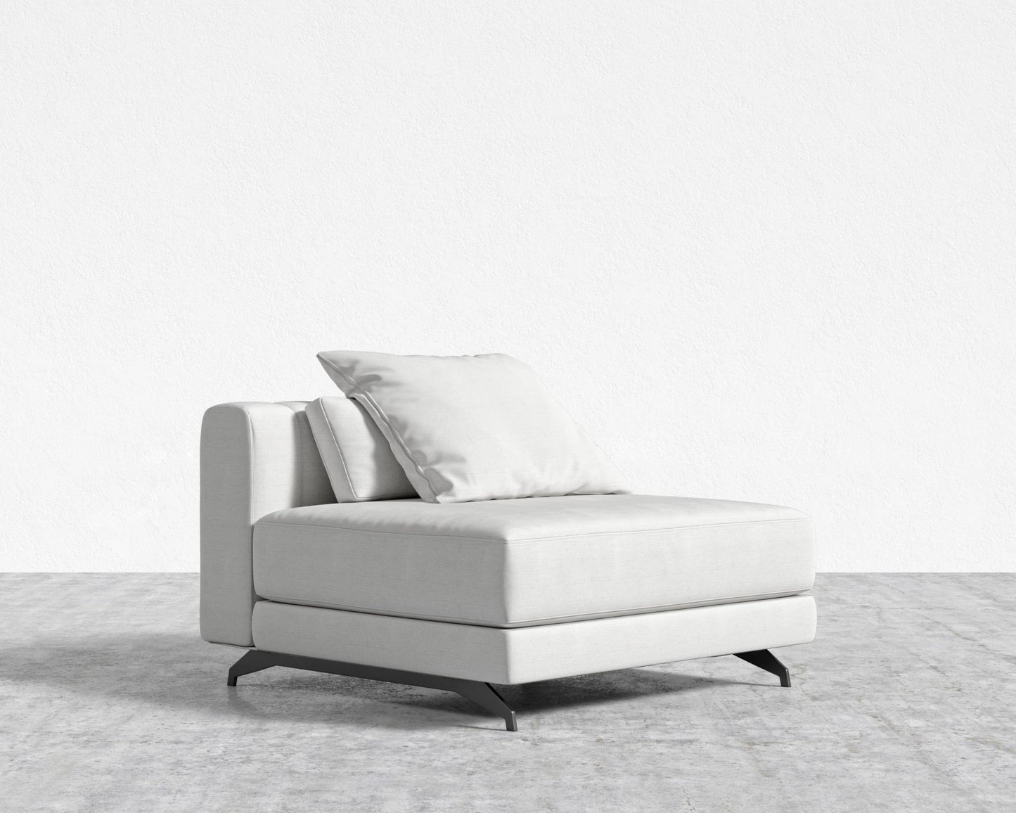 Berlin Armless - Black - Berlin, Performance Linen - Swan