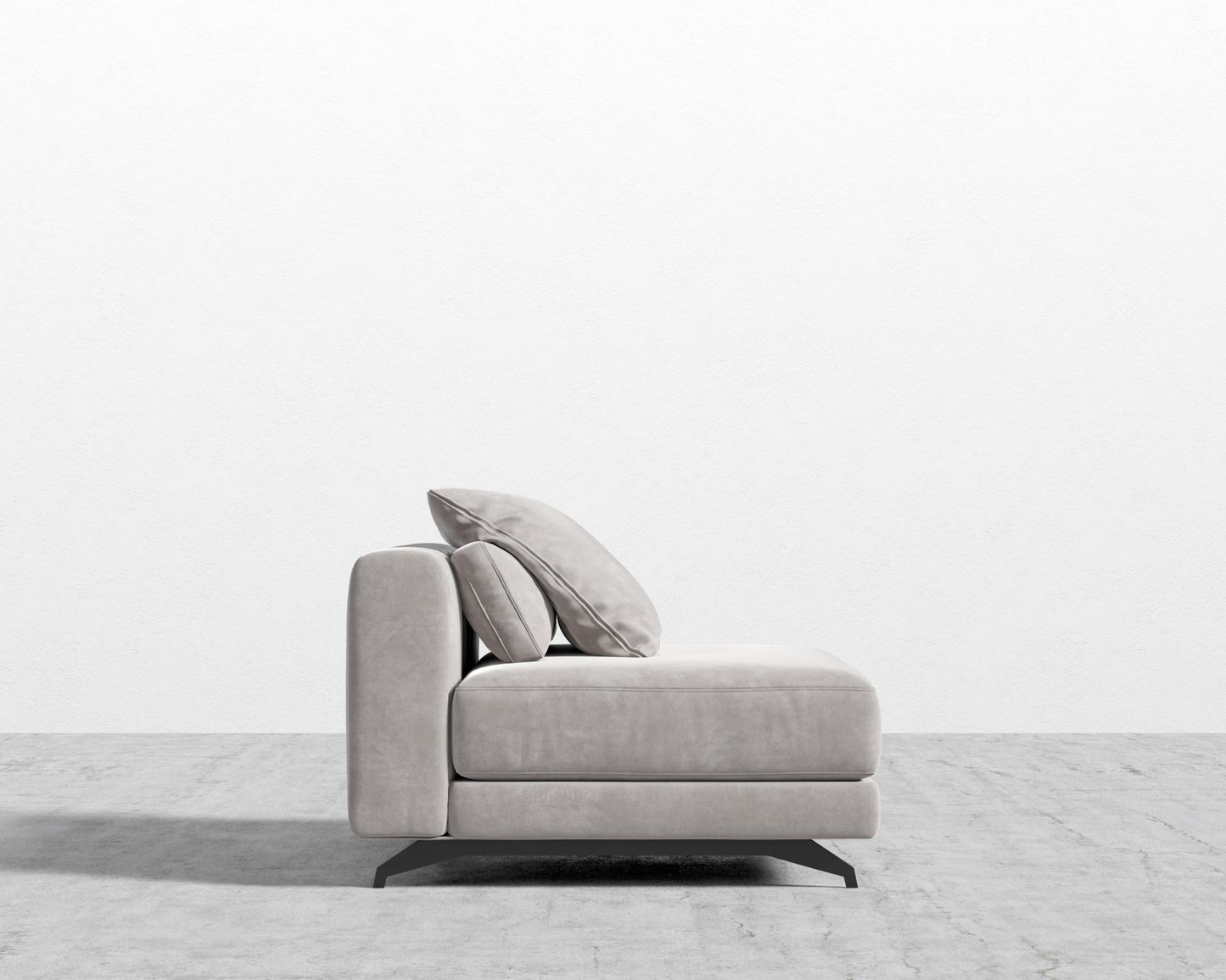 Berlin Armless - Black - Berlin, Venice Vegan Suede - Chiffon