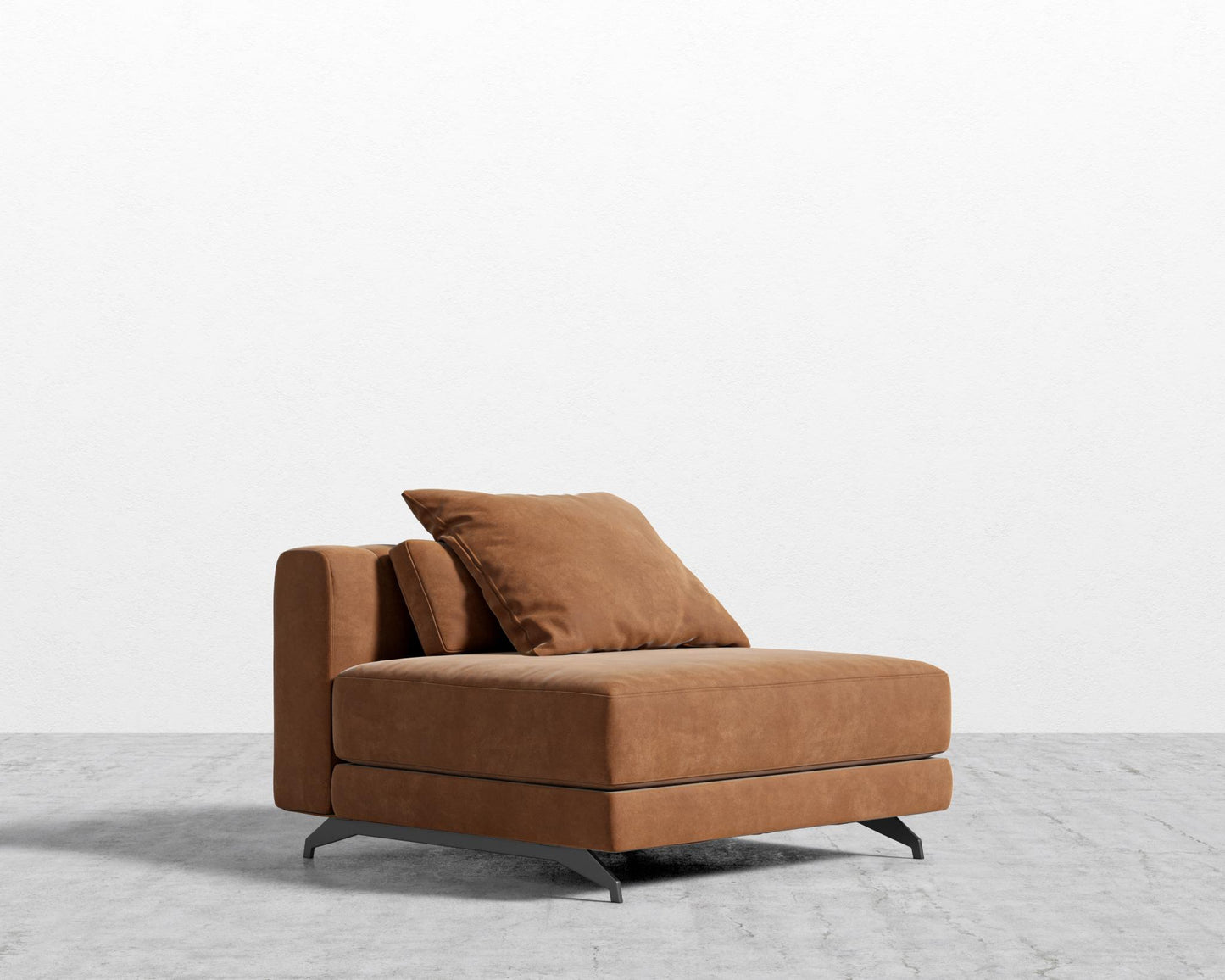 Berlin Armless - Black - Berlin, Venice Vegan Suede - Cider